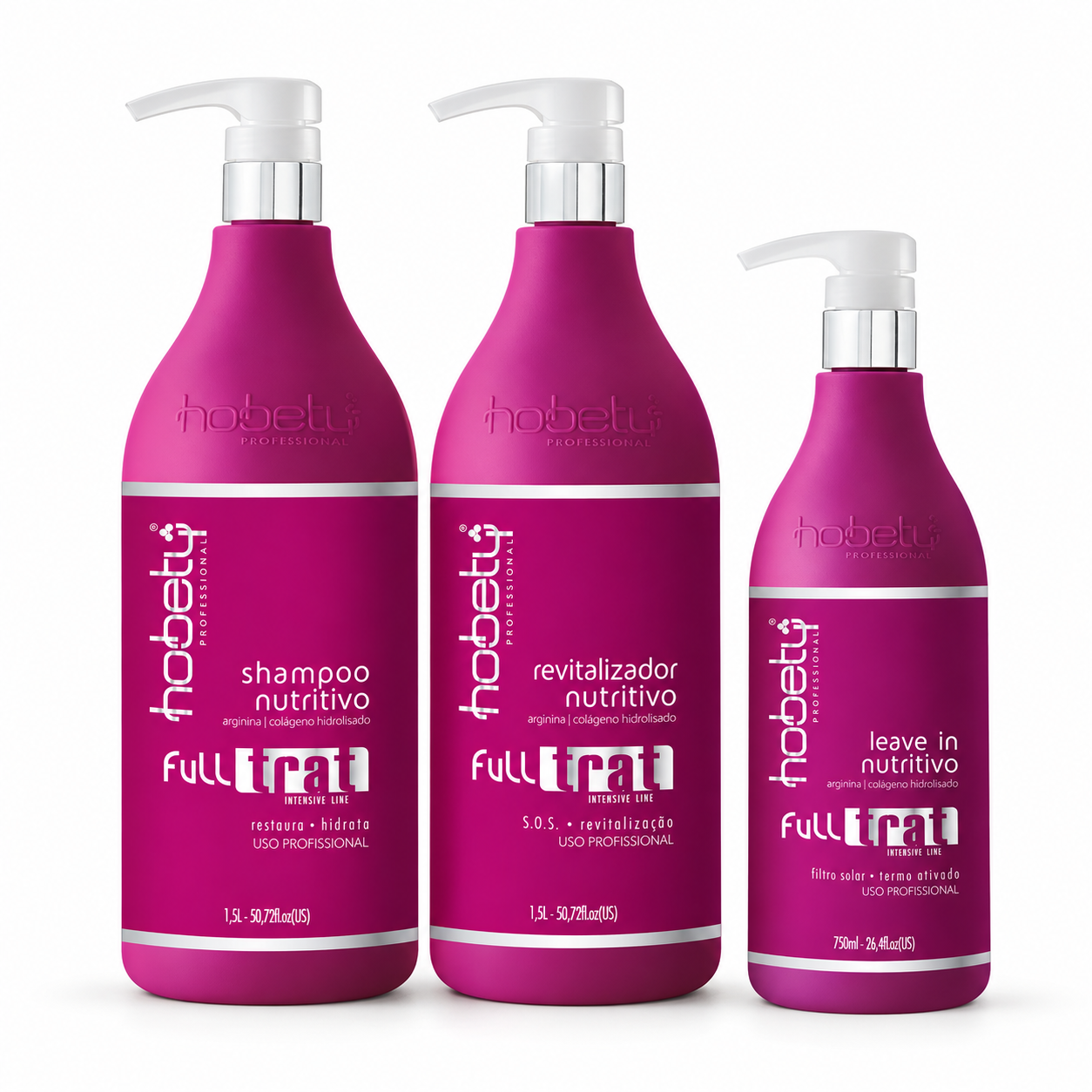 Pack Full Trat Afro & Caracóis — Nutrição, Elasticidade e Resistência
