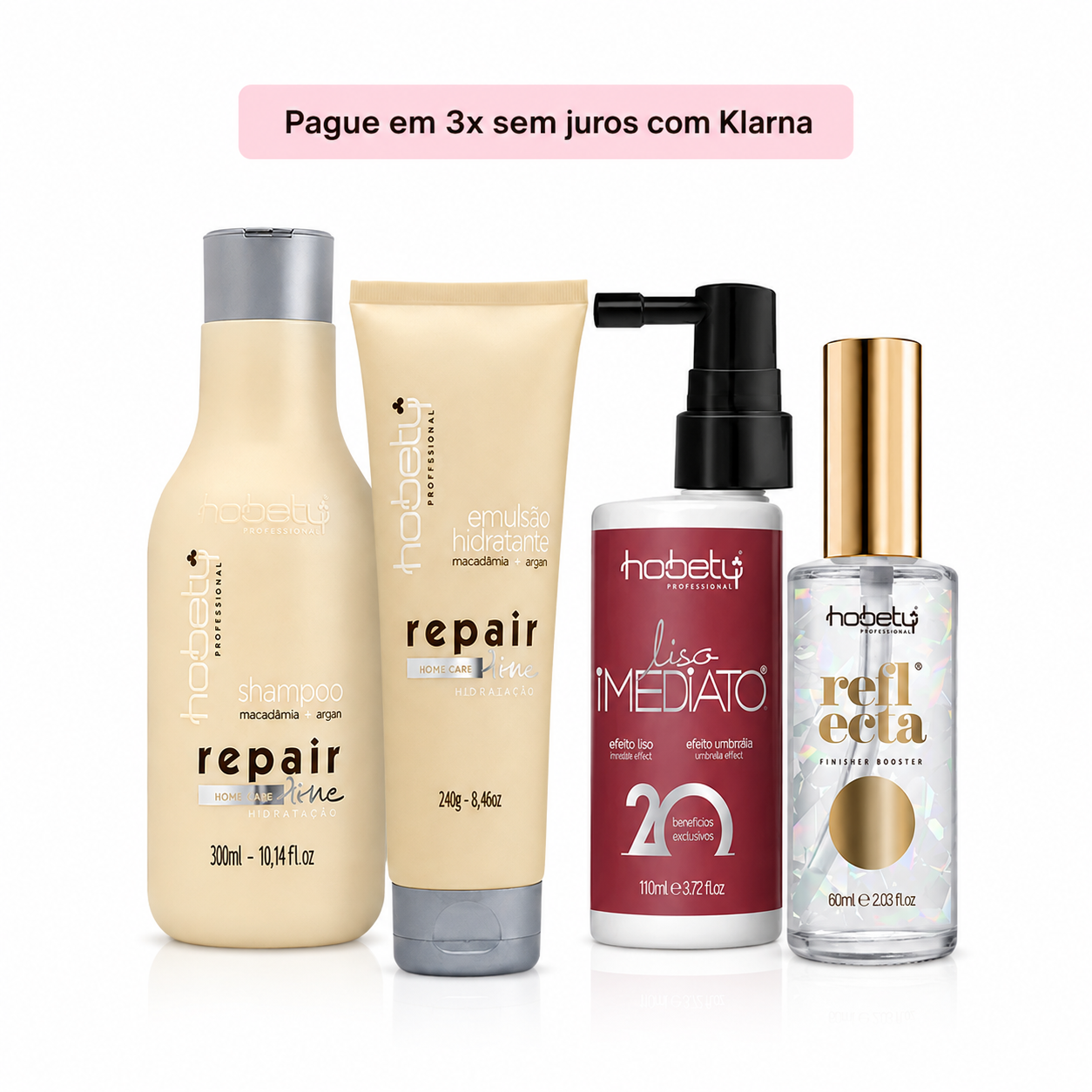Rotina Completa Anti-Frizz, Alinhamento & Reparação