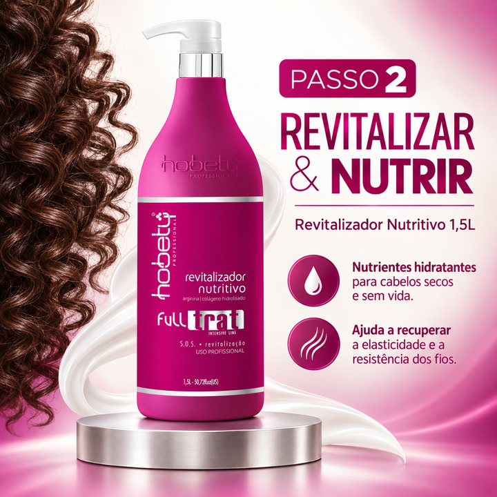 Revitalizador Nutritivo Full Trat Hobety 1,5L
