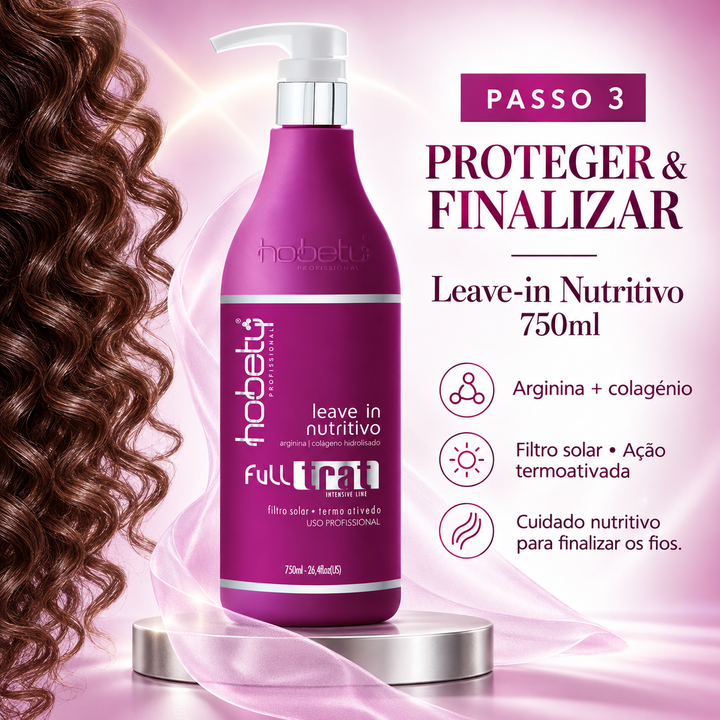Leave-in Nutritivo Full Trat Hobety 750ml