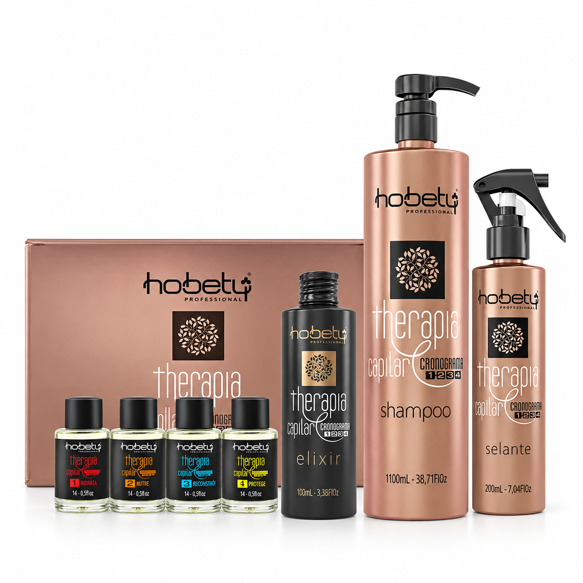 Kit Completo Gama profissional Therapia Capilar