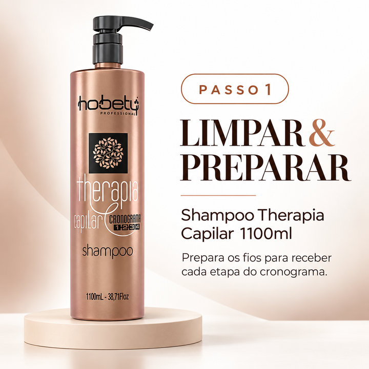 Shampoo Therapia Capilar Hobety 1100ml